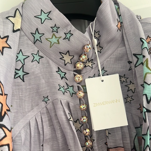 Zimmermann concert tie neck blouse - Picture 3 of 9